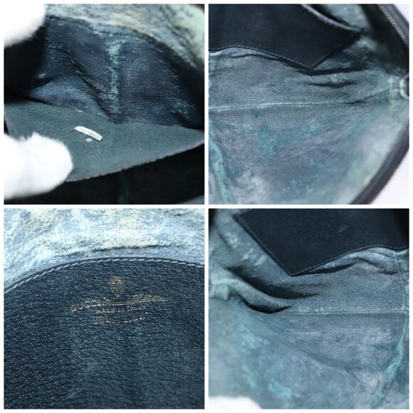 GUCCI GG Supreme Sherry Line Shoulder Bag PVC Navy Red 904 02 047 Auth 113720 - Picture 16 of 16